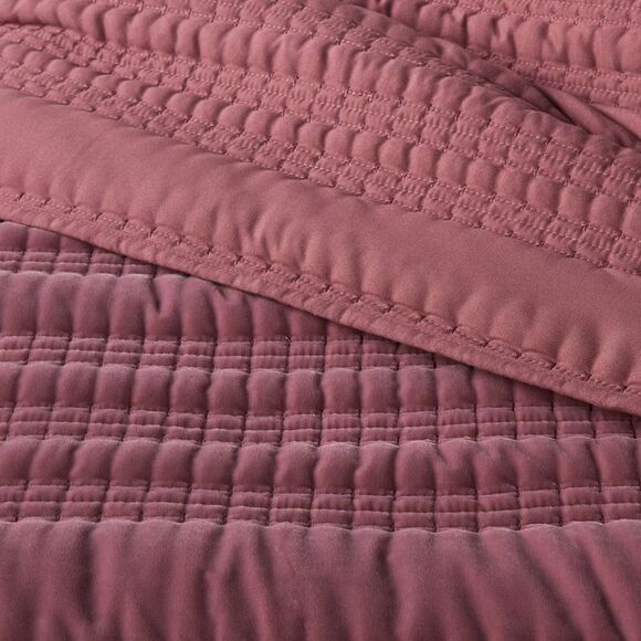 Threshold Burgundy Quilt - Picture 3 of 3